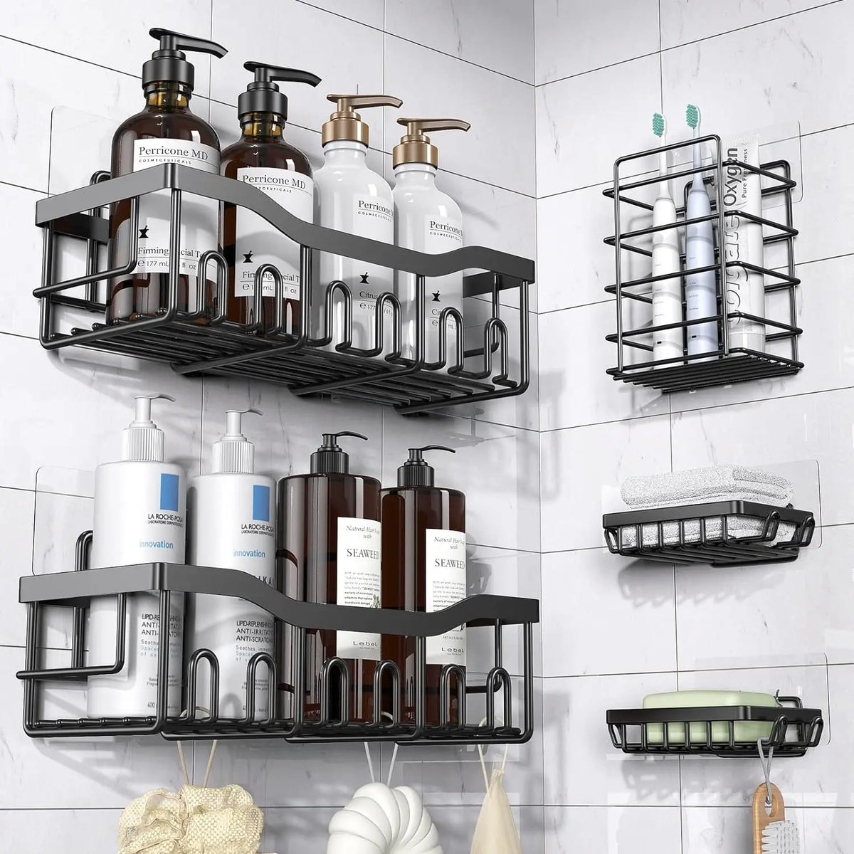 Profix- Prateleiras com adesivos Kit 5pcs