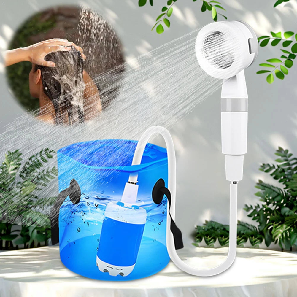 AquaJet™ - Chuveiro Elétrico Portátil 60w (Recarregável)