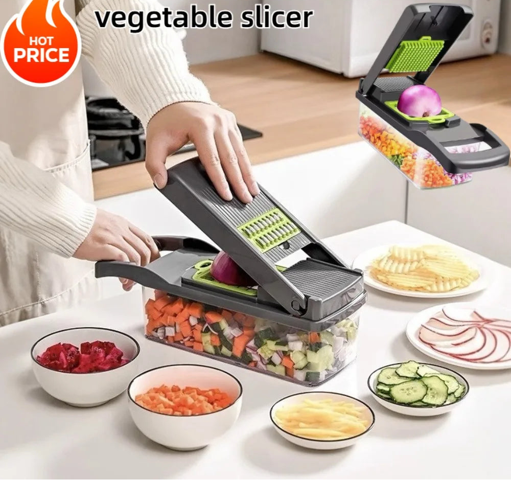 SliceMaster™ - Cortador de Legumes (12 em 1)
